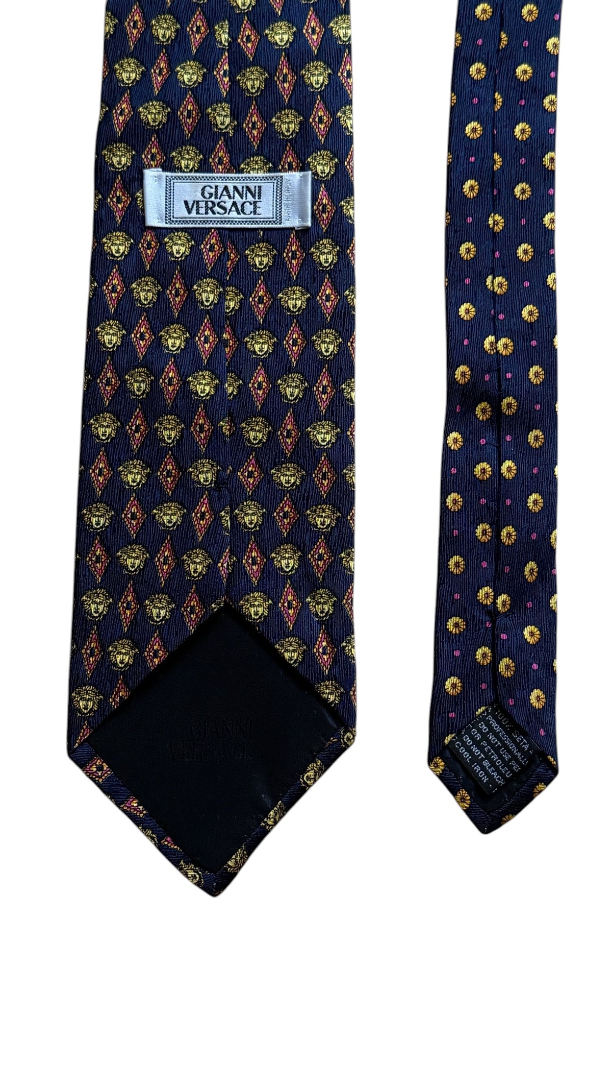 GIANNI VERSACE Vintage Printed Silk Tie.