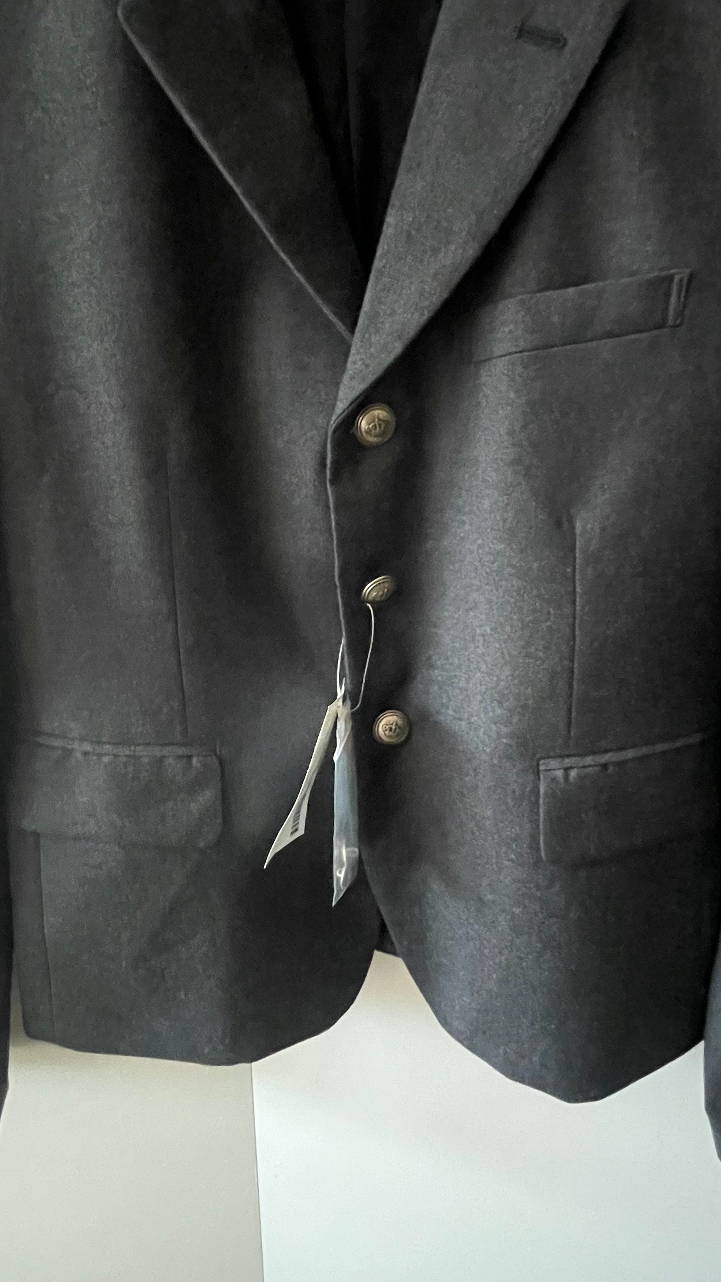 CdG Grey Soft Lightweight Wool Single Breasted Jacket. (Women’s Size S)