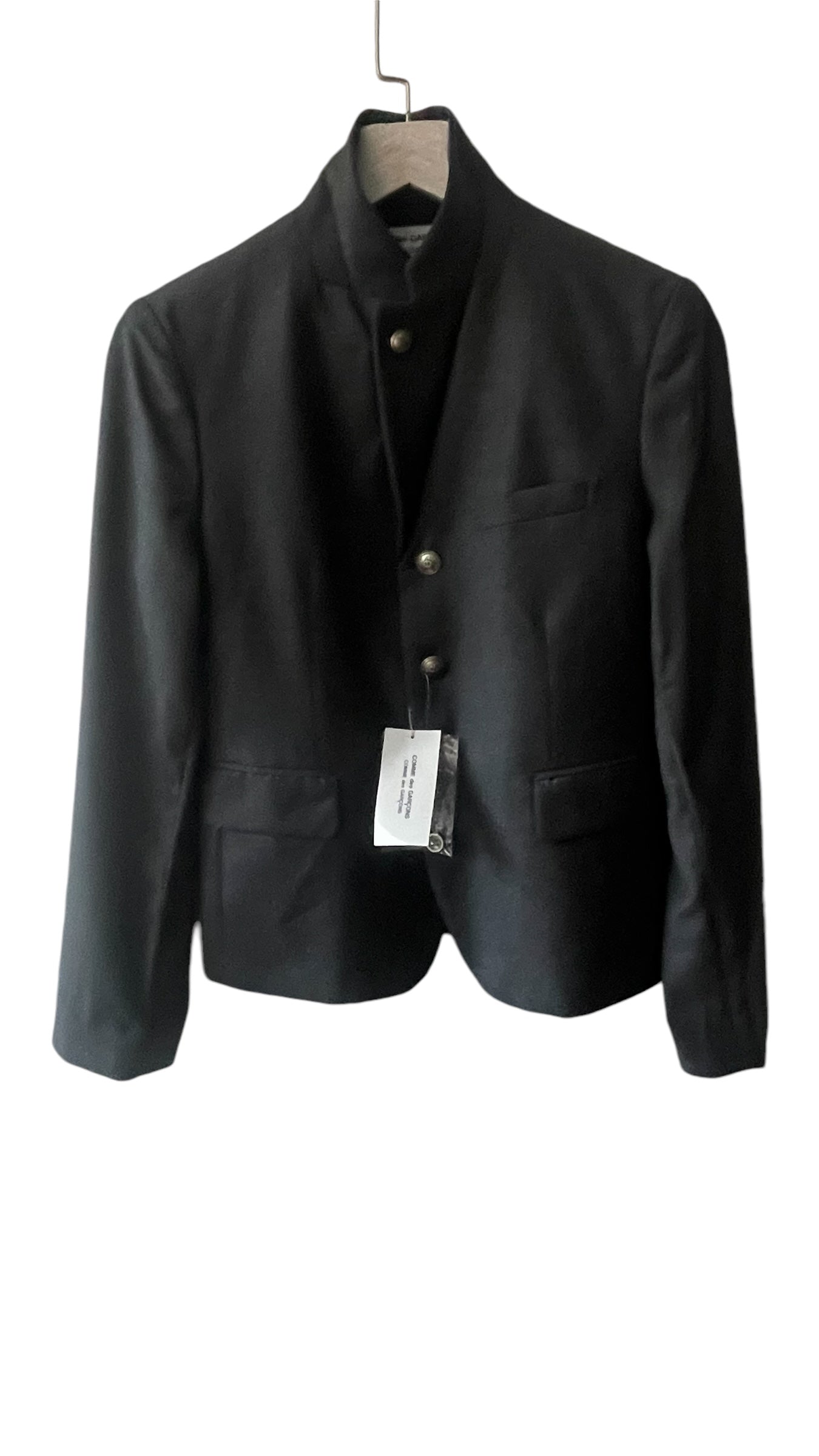 CdG Grey Soft Lightweight Wool Single Breasted Jacket. (Women’s Size S)