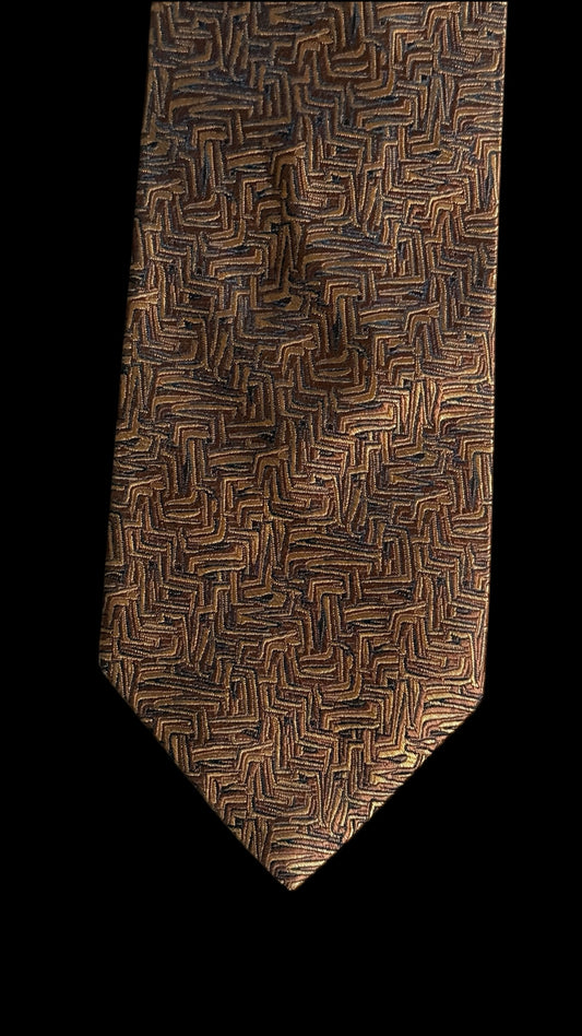 CHARVET Vintage Printed Tie.