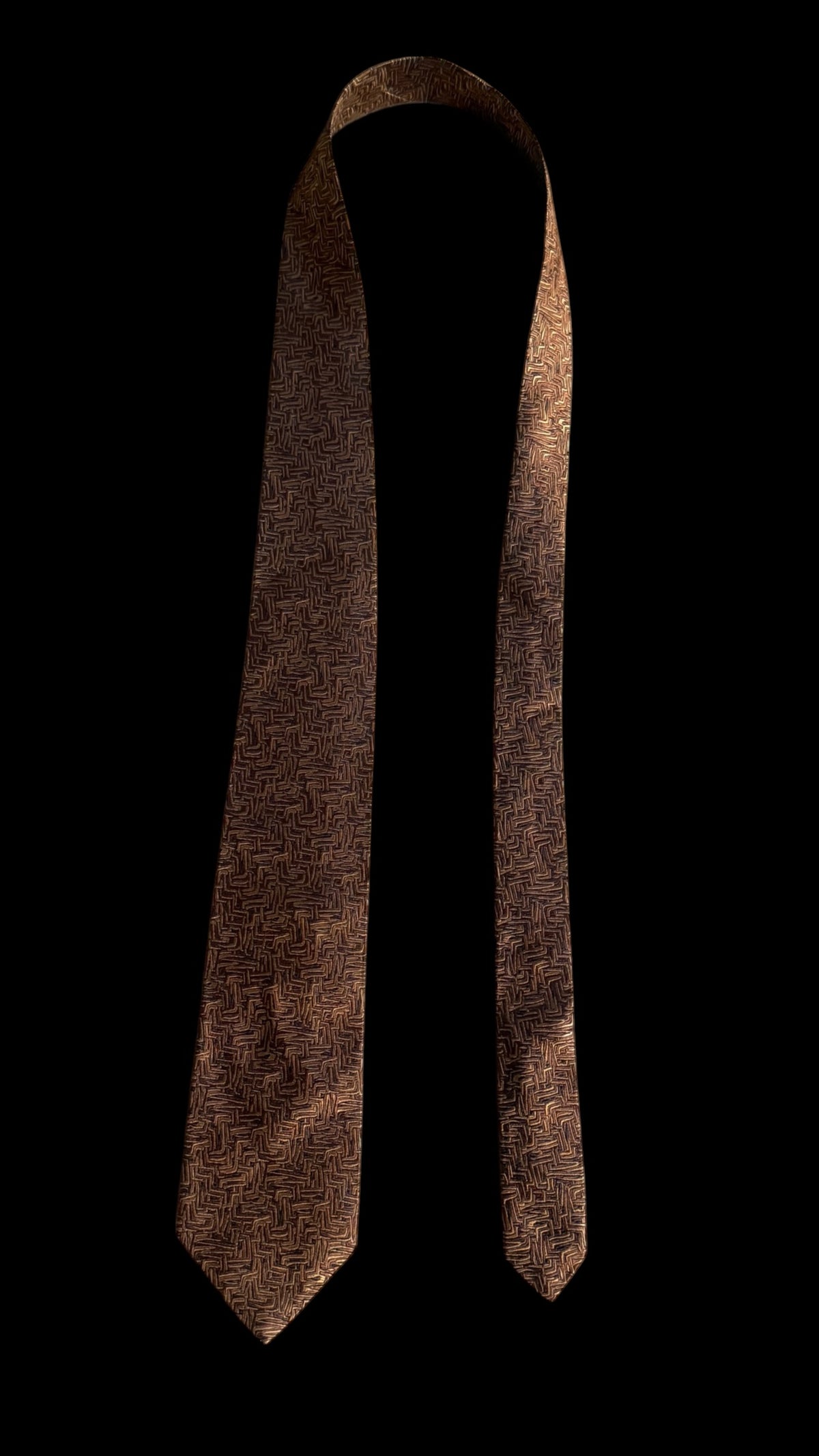 CHARVET Vintage Printed Tie.