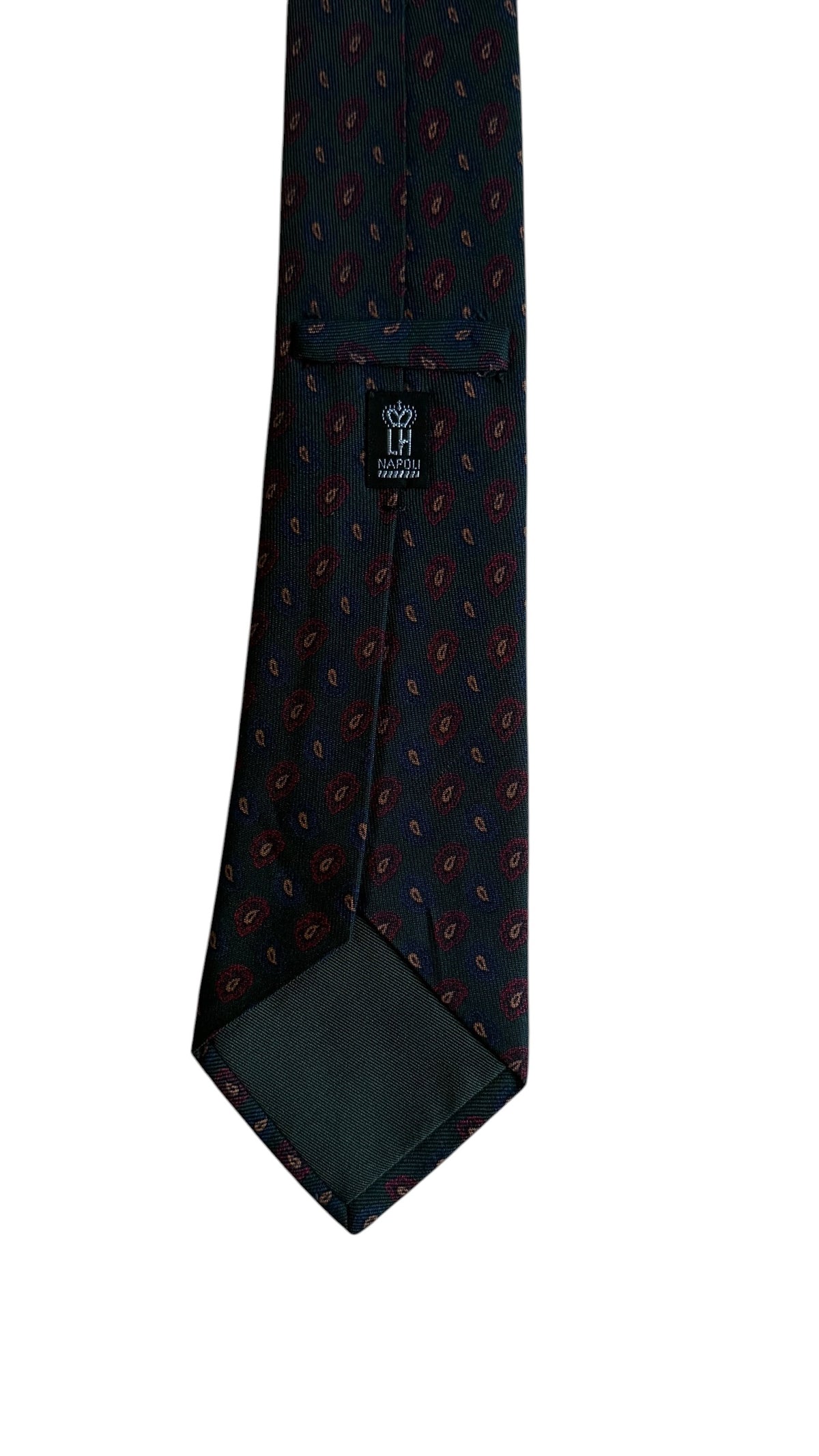 LONDON HOUSE by Rubinacci Vintage Printed Wool Tie.