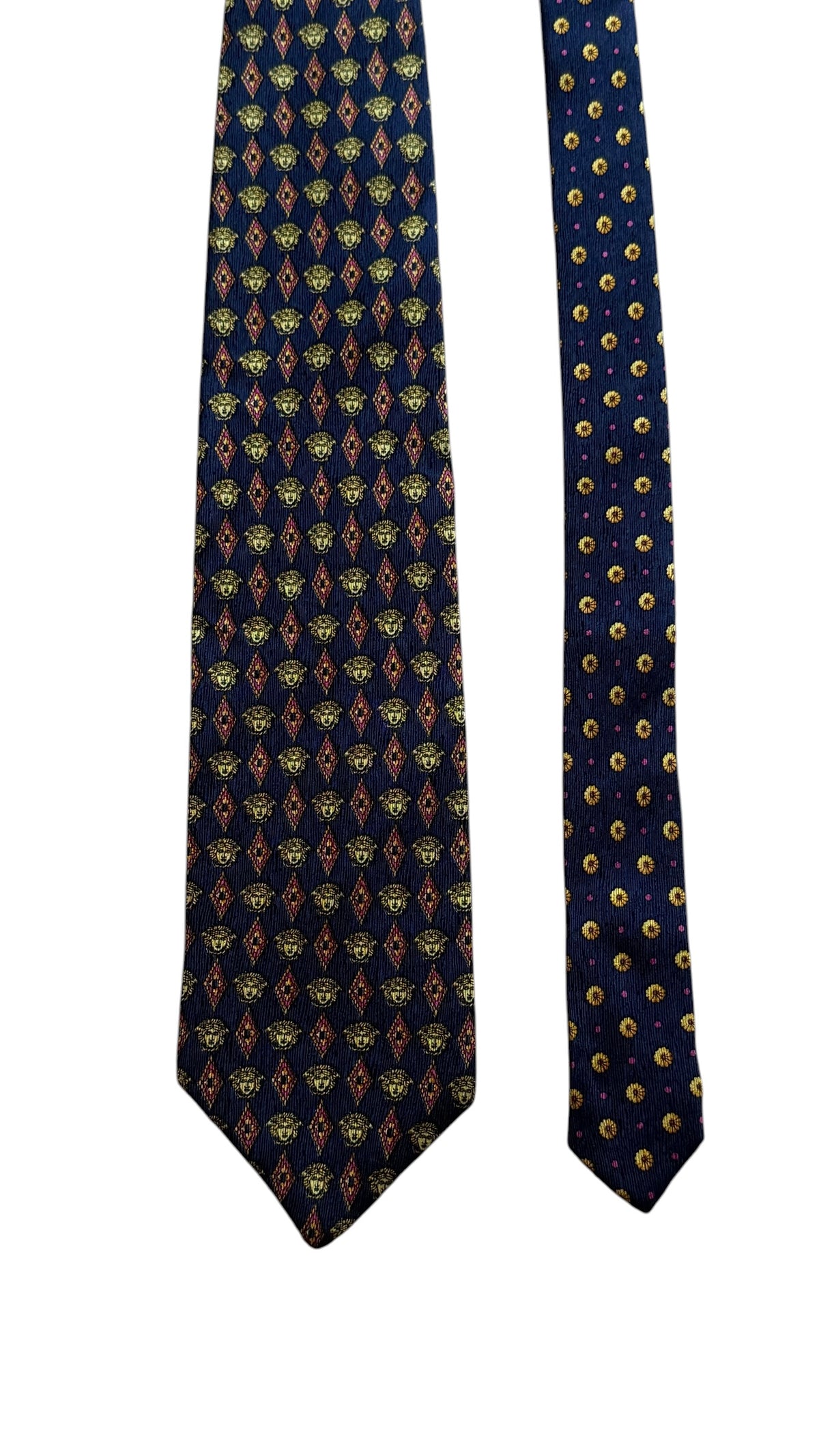 GIANNI VERSACE Vintage Printed Silk Tie.