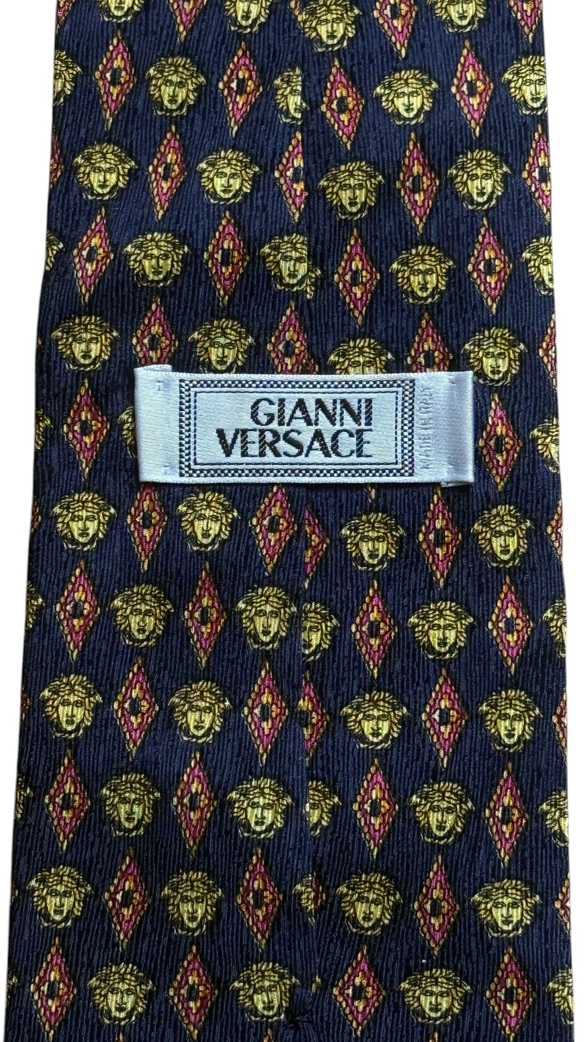 GIANNI VERSACE Vintage Printed Silk Tie.