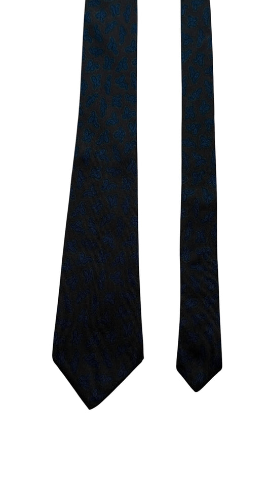 LONDON HOUSE Vintage Printed Paisley Wool Tie. Rucinacci