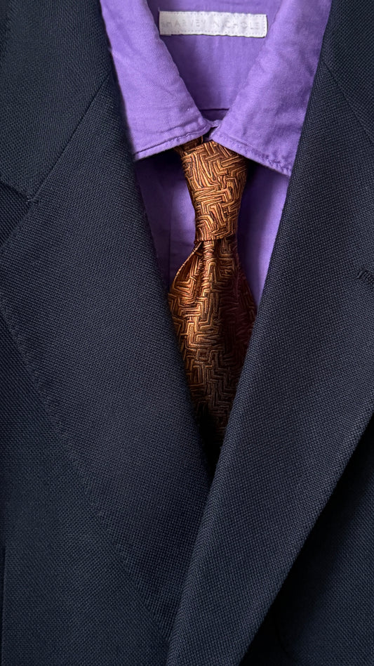CHARVET Vintage Printed Tie.
