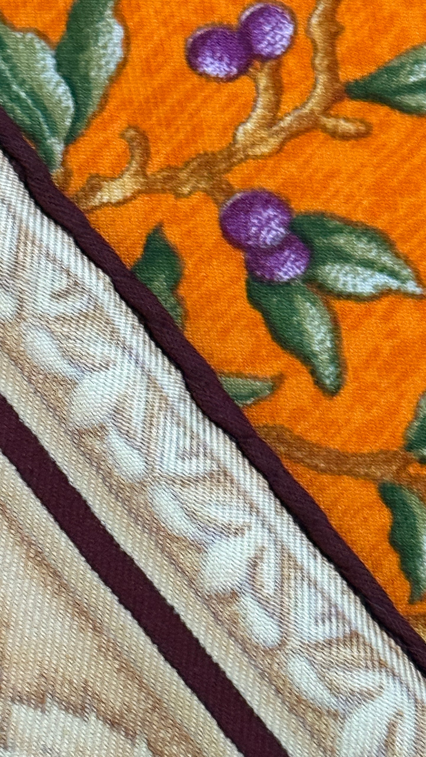 GUCCI Diana vintage silk scarf.