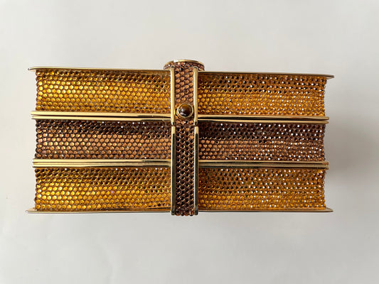 JUDITH LEIBER Crystal Book Evening Bag