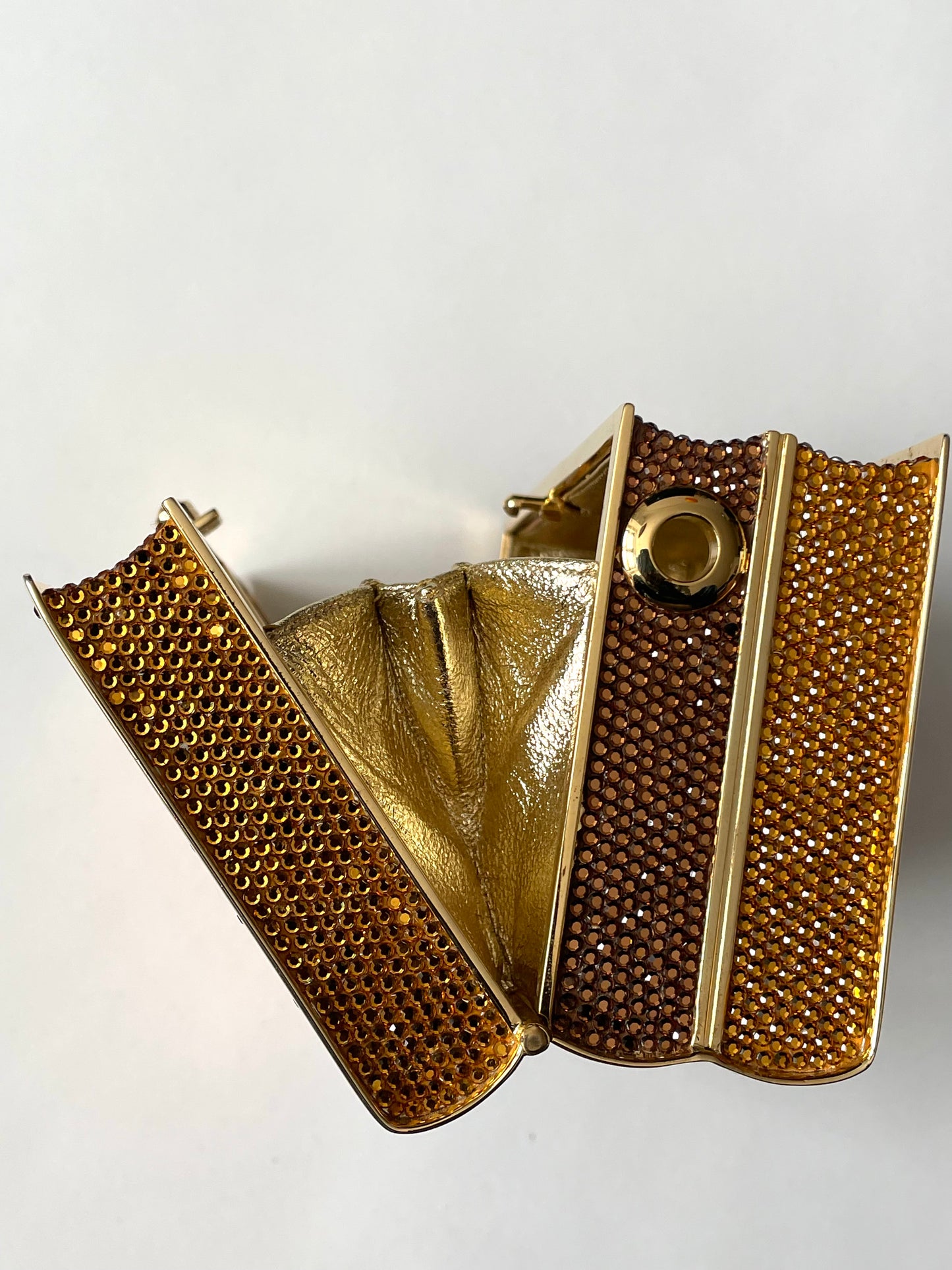 JUDITH LEIBER Crystal Book Evening Bag