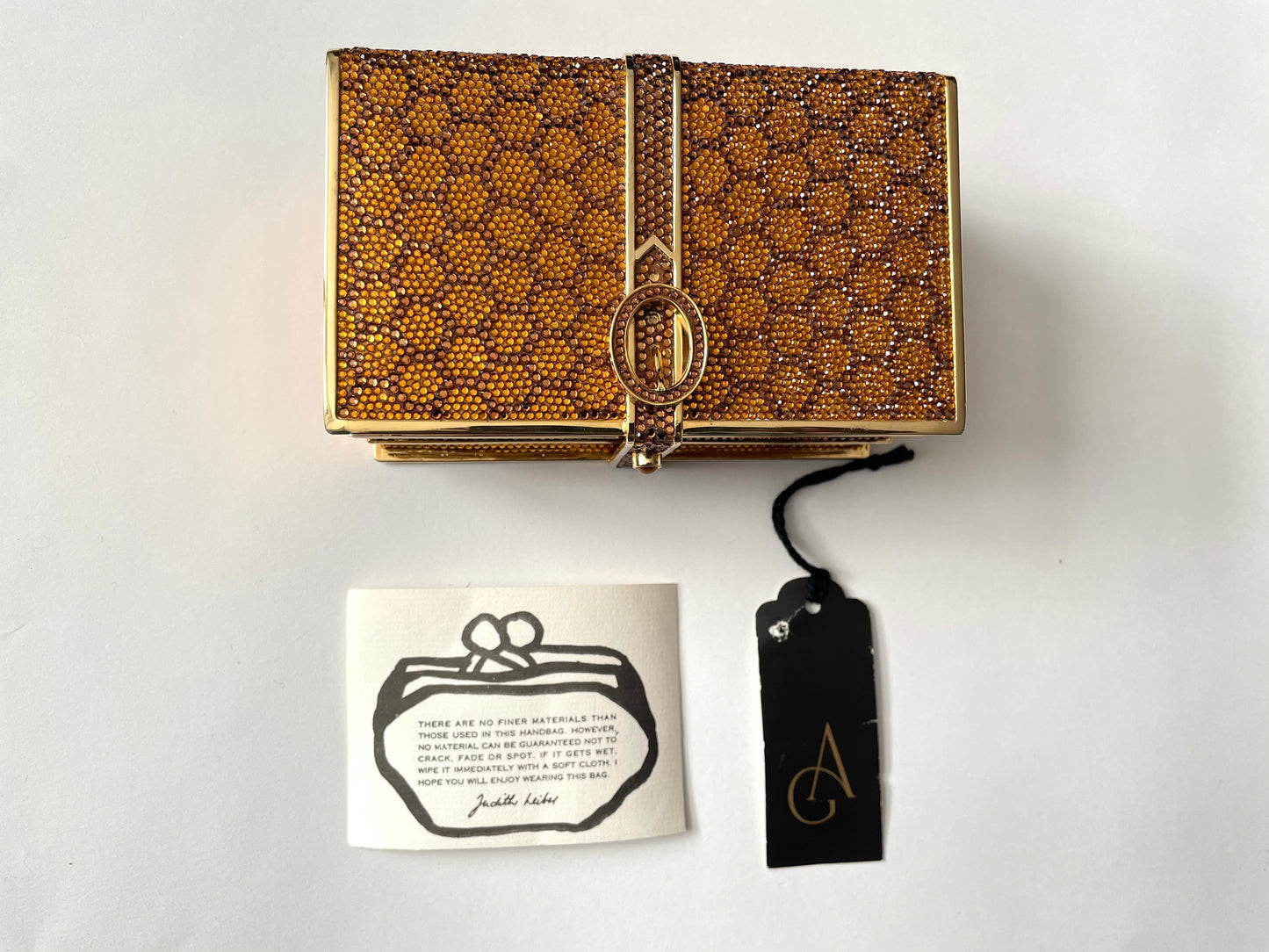 JUDITH LEIBER Crystal Book Evening Bag