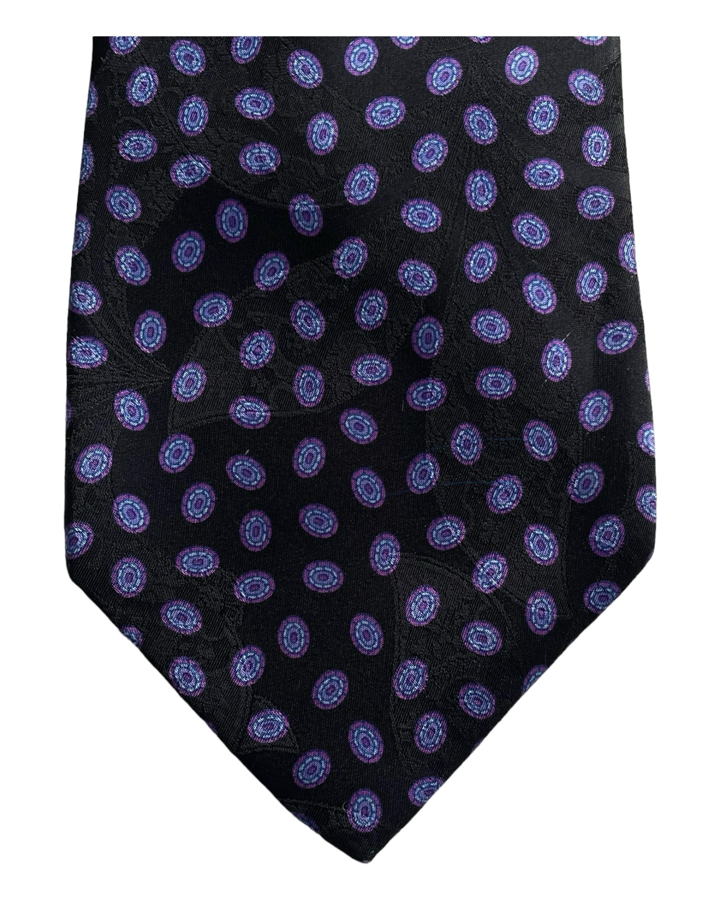 Bijan vintage crepe silk jacquard tie