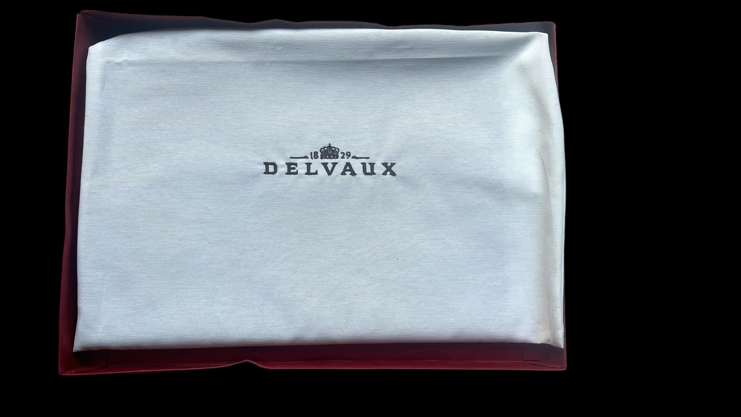 DELVAUX Vintage Tan Leather Laptop Folder Bag (0.5-5 cm by 28.5 cm by 38 cm)