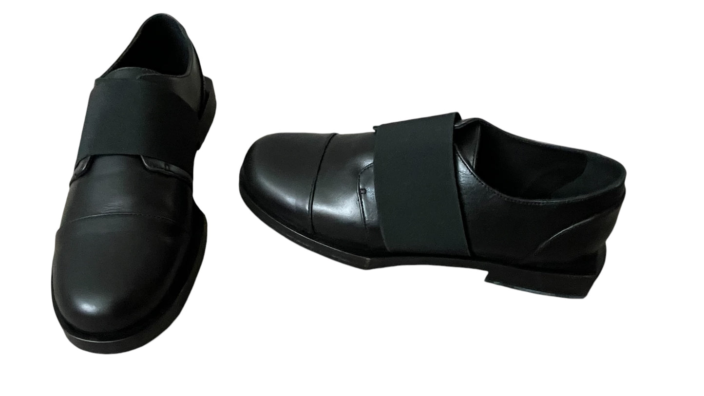 ACHILLES ION GABRIEL Men’s Black Cyclone Leather Slip On Shoes (Euro Men’s Size 44) U.K. 9.5