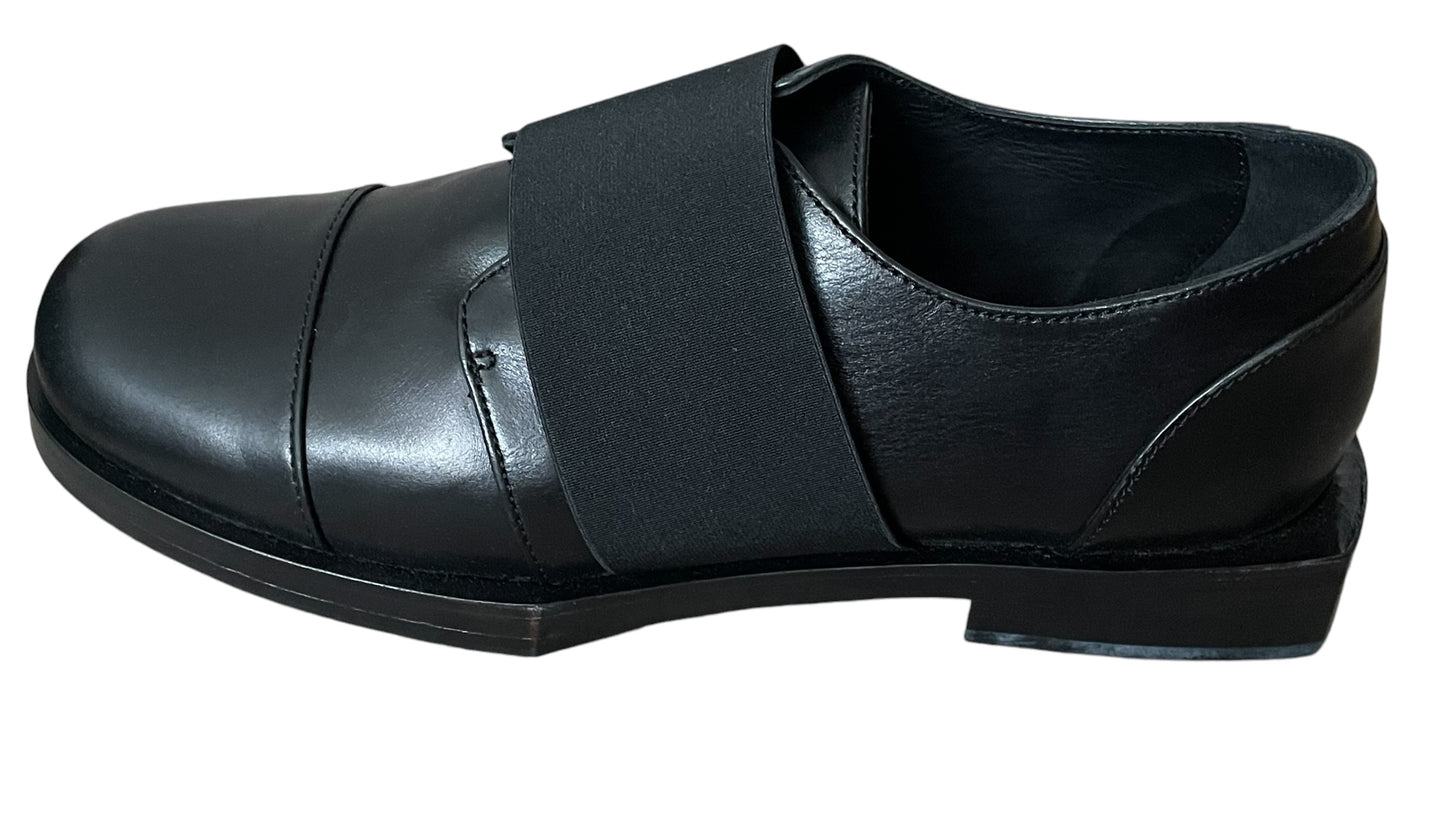 ACHILLES ION GABRIEL Men’s Black Cyclone Leather Slip On Shoes (Euro Men’s Size 44) U.K. 9.5