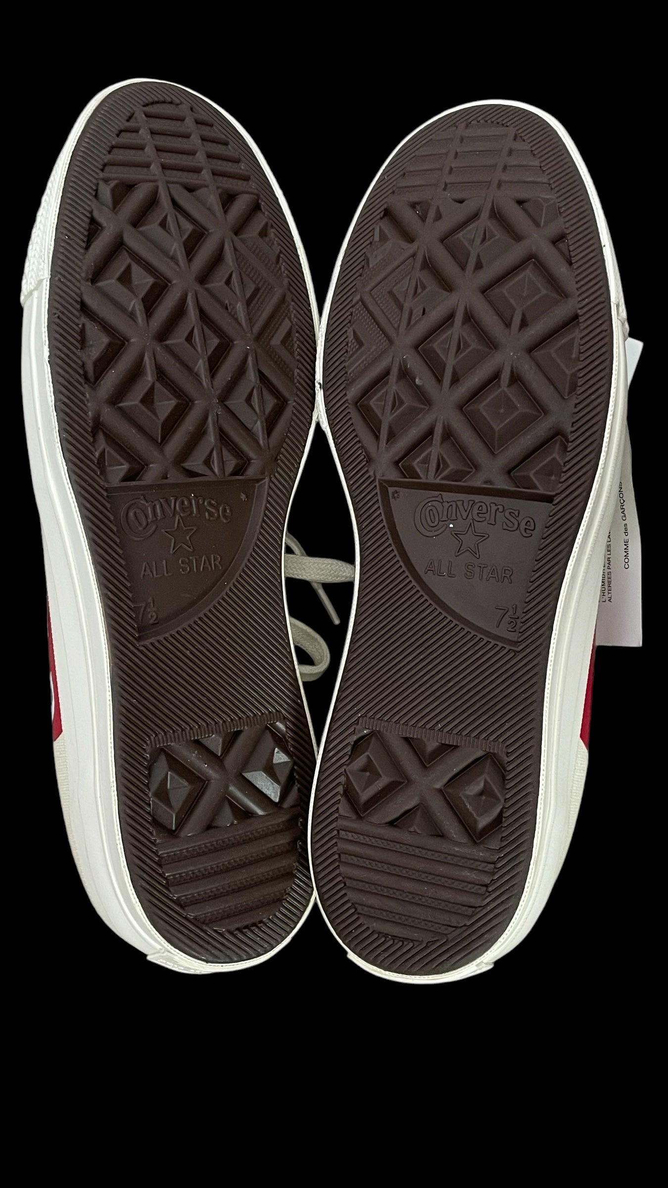 CdG Unisex Off White Converse Sneakers (Euro Unisex Size 41) Men’s Women’s