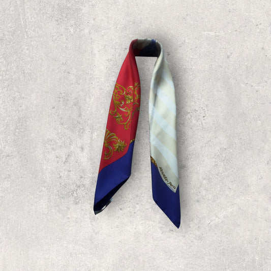 HERMES Vintage Silk Scarf. (‘’Souvenirs de Paris’’ designed by Hilton McConnico)