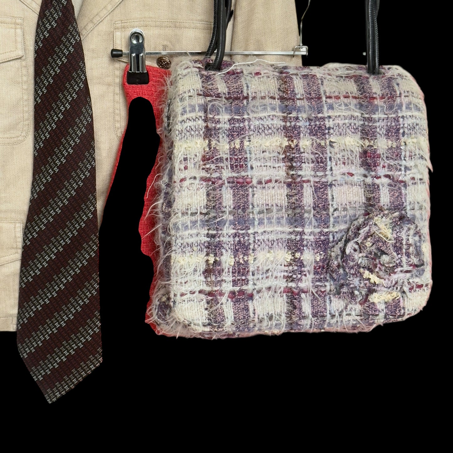 CHANEL Tweed Shoulder bag (88.5 cm by 83 cm)