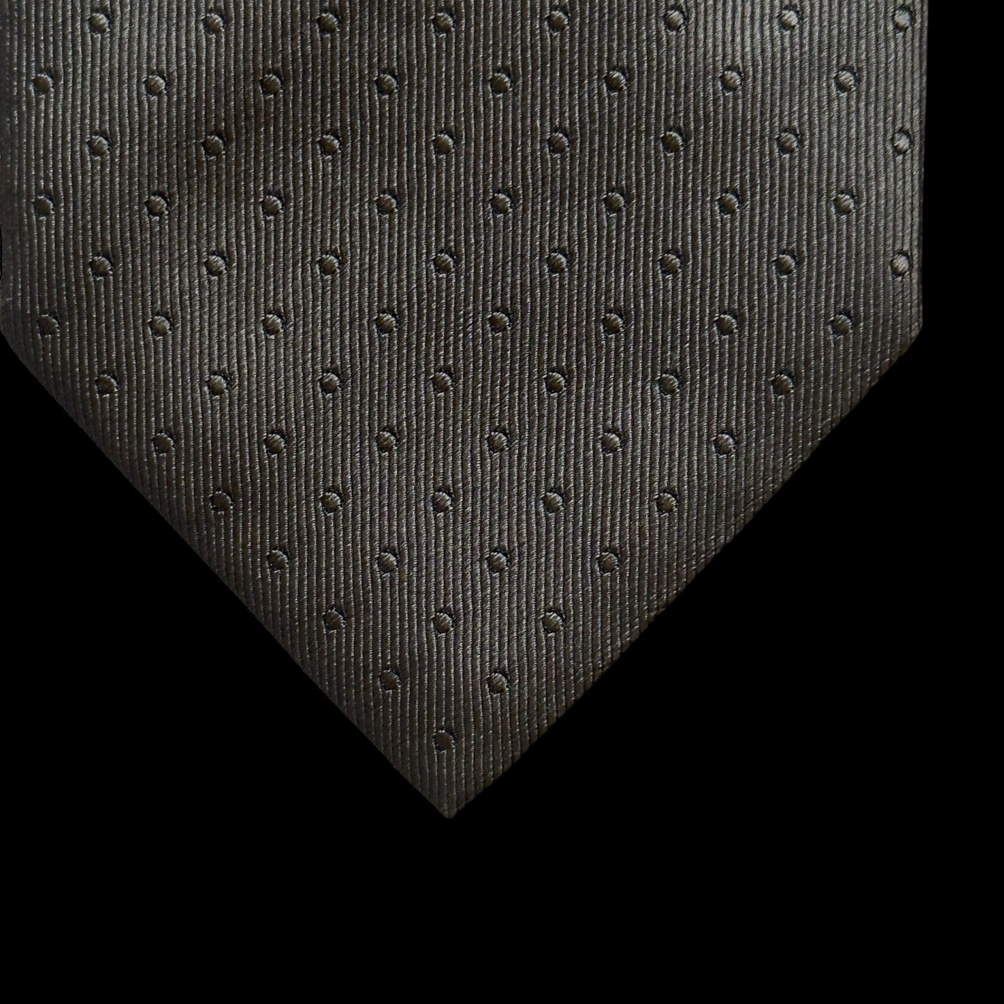 E. MARINELLA per VALEXTRA Vintage Dark Brown Silk Tie (9.7 cm by 151 cm) Longer Length.
