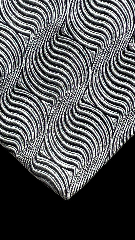 ZILLI Vintage Silk Tie (10 cm by 154 cm). Longer length.