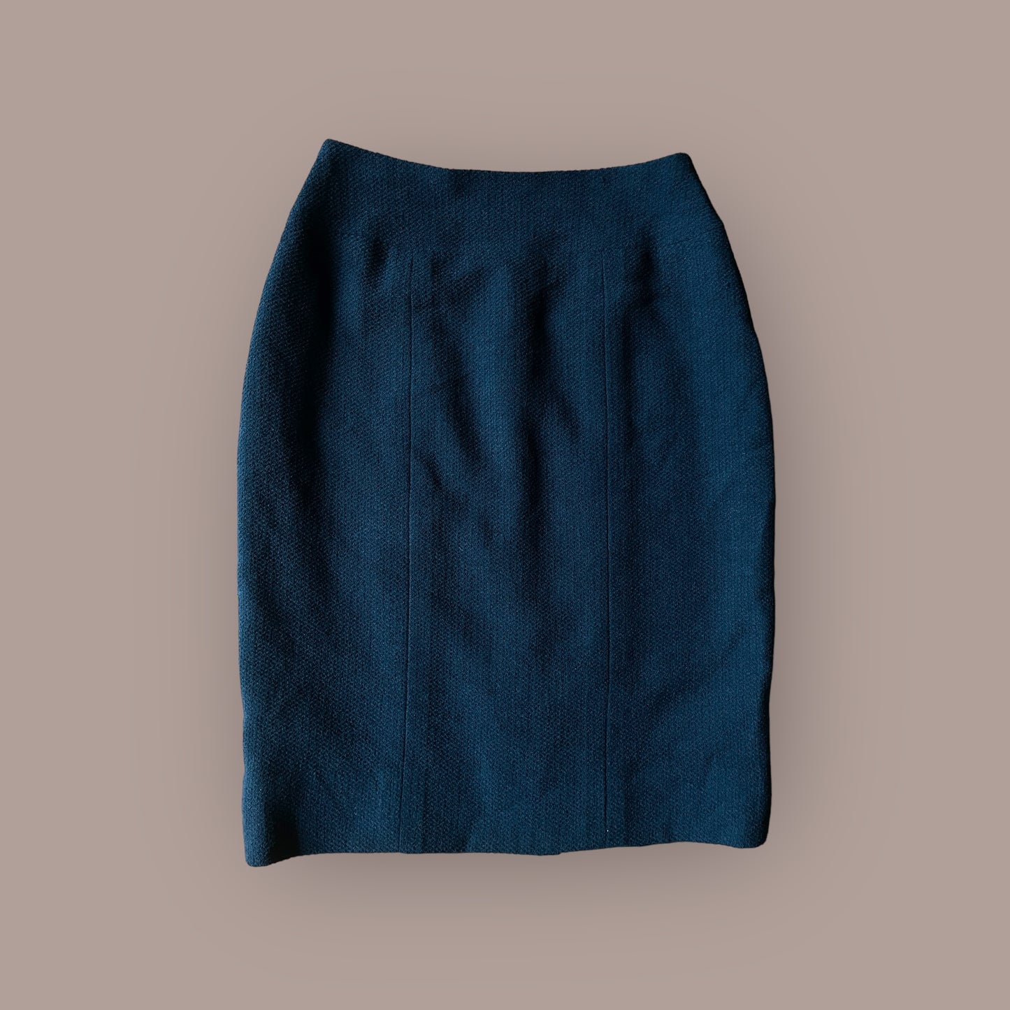 CHANEL Vintage Dark Green Skirt Suit. Size 36 (Extra Small).