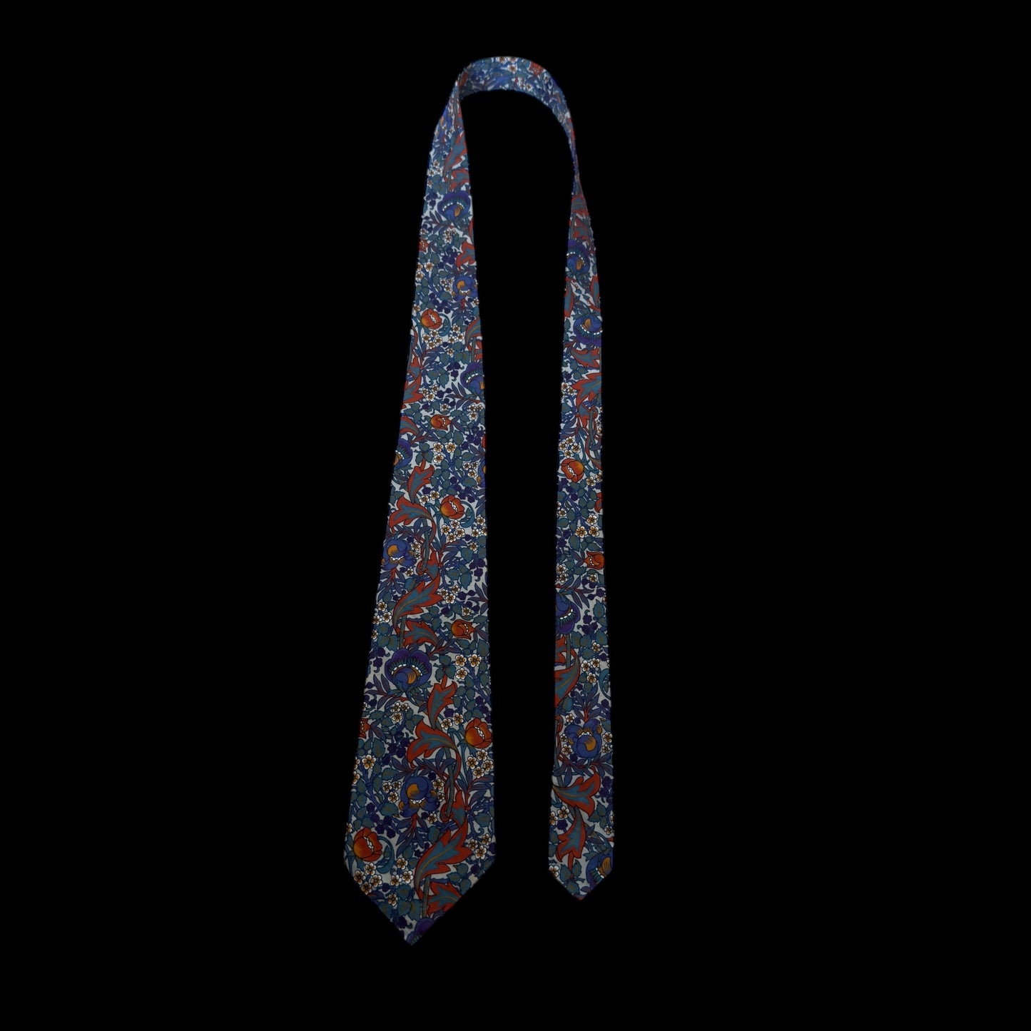LIBERTY Vintage Beige Floral CottonTie (8.7 cm by 141.5 cm)