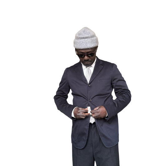 STEFANO RICCI for Park Lane Collection Vintage Silver Dots Silk Tie (8.6 cm by 147.3 cm)  Medium Front