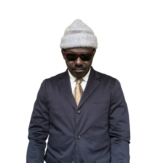 GUCCI Vintage Khaki Polka Dots Silk Tie (9.6 cm by 149 cm)  Normal Front